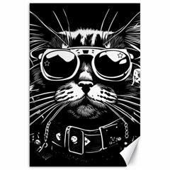 Schwarz Katze Punk Canvas 20  X 30  by 2607694c