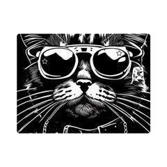 Schwarz Katze Punk Premium Plush Fleece Blanket (mini) by 2607694c