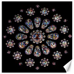 Photo Chartres Notre Dame Canvas 12  X 12  by Bedest