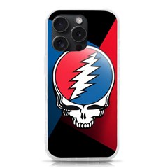 Grateful Dead Big Skull Iphone 15 Pro Tpu Uv Print Case by Bedest