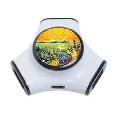 Grateful Dead Golden Road 3-port Usb Hub by Bedest