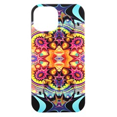 Gelb Floral Iphone 15 Plus Black Uv Print Pc Hardshell Case by 2607694c