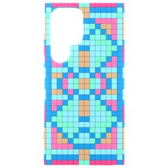 Checkerboard Square Abstract Samsung Galaxy S24 Ultra 6 9 Inch Black Tpu Uv Case by Ravend