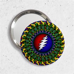 Grateful Dead Bear Pattern 2 25  Handbag Mirrors by Maspions