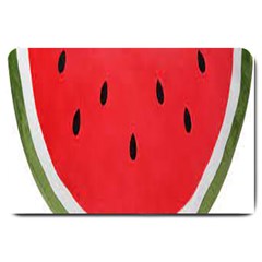 Watermelon Pillow Fluffy Large Doormat by Azkajaya