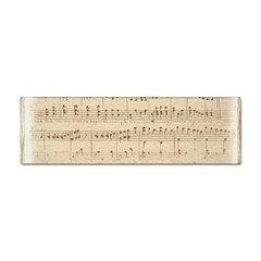 Vintage Beige Music Notes Sticker (bumper) by Loisa77