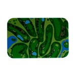 Golf Course Par Green Open Lid Metal Box (Silver)   Front