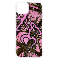 Pink Browning Deer Glitter Camo Camouflage Iphone 15 Pro Tpu Uv Print Case by Loisa77