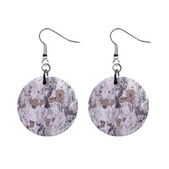 Cracked Marble Symphony Pattern Design Mini Button Earrings by dflcprintsclothing