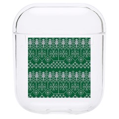 Christmas Knit Digital Hard Pc Airpods 1/2 Case by Mariart