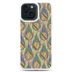 Tribal Background Boho Batik Iphone 15 Plus Tpu Uv Print Case by anzea