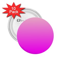 Gradient Pink - Pastel Yellow Pink Rosa 2 25  Buttons (10 Pack)  by 2607694c