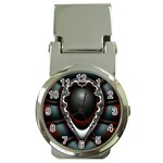 fractal eye Money Clip Watches Front