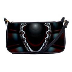 Fractal Eye Shoulder Clutch Bag by dedoma