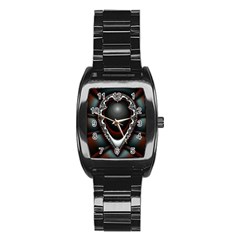 Fractal Eye Stainless Steel Barrel Watch by dedoma