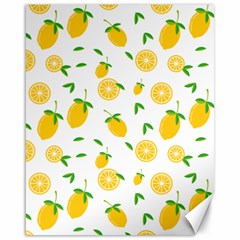 Illustrations Lemon Citrus Fruit Yellow Canvas 16  X 20  by anzea