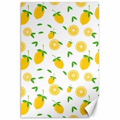 Illustrations Lemon Citrus Fruit Yellow Canvas 20  X 30  by anzea