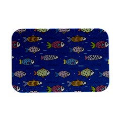 Sea Fish Blue Submarine Animal Open Lid Metal Box (silver)   by Proyonanggan