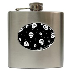 Skull Pattern Hip Flask (6 Oz) by Ket1n9