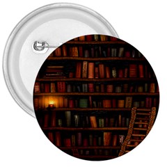 Books Library 3  Buttons by Ket1n9