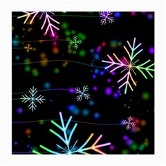 Snowflakes Snow Winter Christmas Medium Glasses Cloth by Bedest