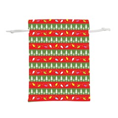 Christmas-papers-red-and-green Lightweight Drawstring Pouch (s) by Bedest