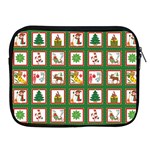 Christmas Paper Christmas Pattern Apple iPad 2/3/4 Zipper Cases Front