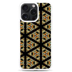 Pattern Stained Glass Triangles Iphone 15 Pro Max Tpu Uv Print Case by HermanTelo