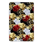 Roses Seamless Pattern Floral Name Card Style USB Flash Drive Front