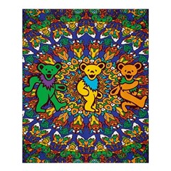 Dead Dancing Bears Grateful Dead Pattern Shower Curtain 60  X 72  (medium)  by Grandong