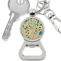 Plants Art Motif Flowers Bottle Opener Key Chain by Loisa77