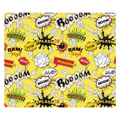 Cartoon Comics Pattern Premium Plush Fleece Blanket (small) by Loisa77