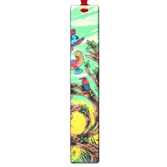 Monkey Tiger Bird Parrot Forest Jungle Style Large Book Marks by Grandong