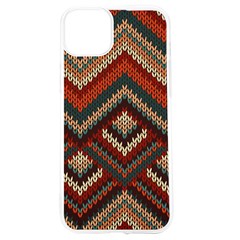 Texture Pattern Fabric Iphone 15 Tpu Uv Print Case by Loisa77