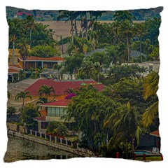 Samborondon District Aerial View Shot, Guayas, Ecuador 16  Baby Flannel Cushion Case (two Sides) by dflcprintsclothing