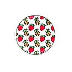 Strawberries Pineapples Fruits Hat Clip Ball Marker (10 Pack) by Loisa77