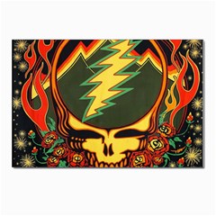 Grateful Dead Scarlet Fire Postcards 5  X 7  (pkg Of 10) by Perong