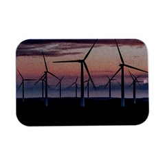 Wind Giants At Twilight Open Lid Metal Box (silver)   by Tellerarts