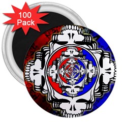 The Grateful Dead 3  Magnets (100 Pack) by Grandong