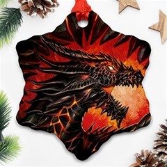 Dragon Ornament (snowflake) by Ndabl3x