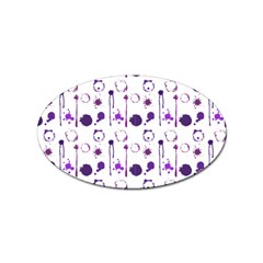 Liquid Splash Pattern Stroke Drip Sticker (oval) by Perong