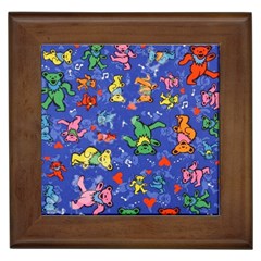 Grateful Dead Bears Framed Tile by Perong