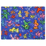 Grateful Dead Bears Premium Plush Fleece Blanket (Extra Small) 40 x30  Blanket Front