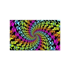 3d Grateful Dead 90 s Neon Dancing Bears Sticker (rectangular) by Perong