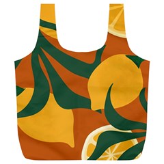 Lemon Citrus Fruit Summer Painting Drawing Full Print Recycle Bag (xl) by Grandong