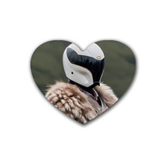 Digital Rebel (13) Rubber Coaster (heart) by 1xmerch