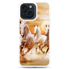 Seven Horses, Sun Iphone 15 Plus Tpu Uv Print Case by kyorashop23