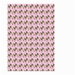 Fern Pattern 2 Pink Large Garden Flag (Two Sides) Back