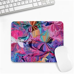 Marbling Blend  Small Mousepad by kaleidomarblingart