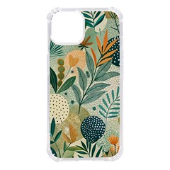 Leaves Pattern Flora Nature Iphone 14 Tpu Uv Print Case by Posterlux